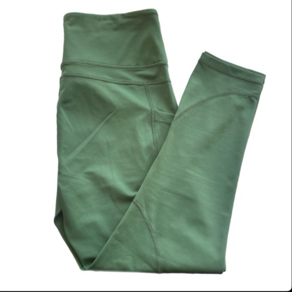 ZYIA Active Green Pine Light n Tight Hi-Rise 78 24" Leggings Size 12